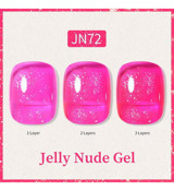 Born Pretty JN72 Pembe Kalıcı Simli Parlak Oje