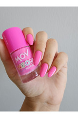 Mov No7 Neon Pembe Parlak Oje