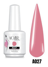 Mozıur A027 Pembe Kalıcı Simli Parlak Oje