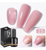 Born Pretty 15 Pembe Kalıcı Düz Oje