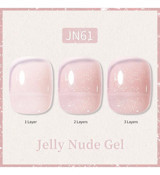 Born Pretty JN61 Pembe Kalıcı Simli Parlak Oje