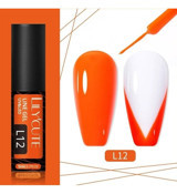 Lily Cute L12 Turuncu Kalıcı Düz Oje