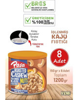 Paşa Kuruyemiş Kavrulmuş Tuzlu Kaju 8x150 gr