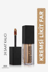 Flormar Shimmer & Shine Liquid Shadow No:003 Ambitious Gold Likit Işıltılı Tekli Far Altın