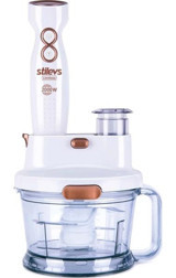 Stilevs Limitless 1500 ml Plastik Turbolu 4 Bıçaklı Büyük Blender Seti Beyaz