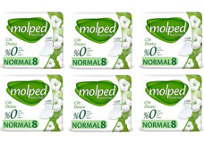 Molped Pure & Soft Normal 8'li Hijyenik Ped 6 Adet