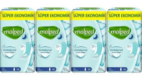 Molped Extra Hijyen Antibakteriyel Gece 18'li Hijyenik Ped 4 Adet