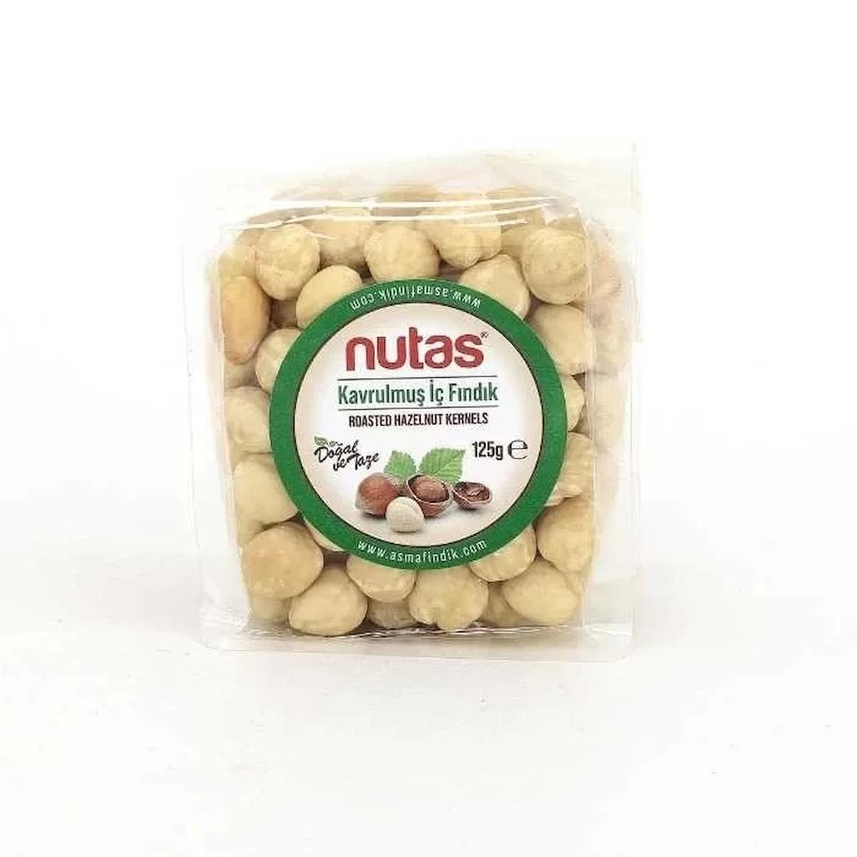 Nutas Kavrulmuş Tuzsuz Tane İçi Fındık 125 gr