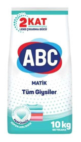 Abc Matik Renkliler ve Beyazlar İçin 66 Yıkama Toz Deterjan 10 kg