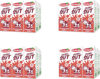 Yörükoğlu Pastörize Çilekli Süt 24x180 ml