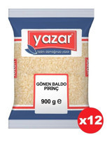 Yazar Baldo Pirinç 12x900 gr