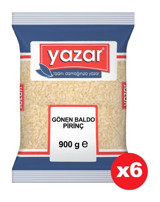 Yazar Baldo Pirinç 6x900 gr