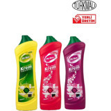 Mr.Bee 3'lü Krem Mutfak ve Banyo Temizleyici 3x750 ml