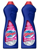 Bingo Çiçeklerin Işıltısı Krem Mutfak Temizleyici 2x500 ml