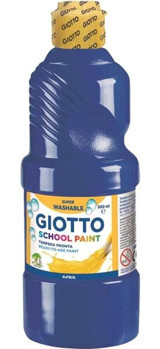 Giotto School Paint Koyu Mavi 500 ml Guaj Boya