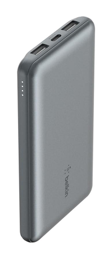 Belkin BPB011BTRG 10000 mAh Hızlı Şarj USB A & USB C Powerbank Gri