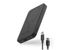 Baseus 5000 mAh Hızlı Şarj Mıknatıslı USB C Powerbank Siyah