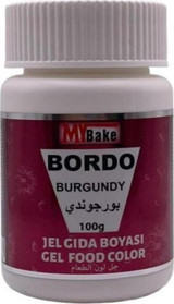 My Bake Bordo Su Bazlı Jel Gıda Boyası 100 gr
