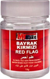 My Bake Bayrak Kırmızı Su Bazlı Toz Gıda Boyası 10 gr