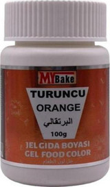 My Bake Turuncu Su Bazlı Jel Gıda Boyası 100 gr