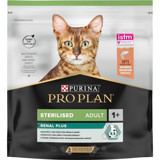 Pro Plan Renal Plus Somonlu Kısırlaştırılmış Tahıllı Yetişkin Kuru Kedi Maması 3x400 gr