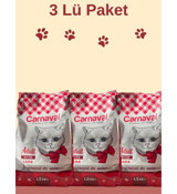 Carnaval Kuzu Etli Yetişkin Kuru Kedi Maması 3x1.5 kg