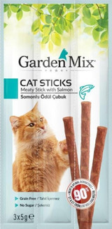 Garden Mix Sticks Somonlu Yetişkin Kedi Ödül Maması 3x5 gr