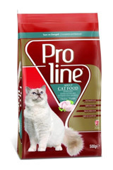 Pro Line Tavuklu Kısırlaştırılmış Tahılsız Yetişkin Kuru Kedi Maması 500 gr