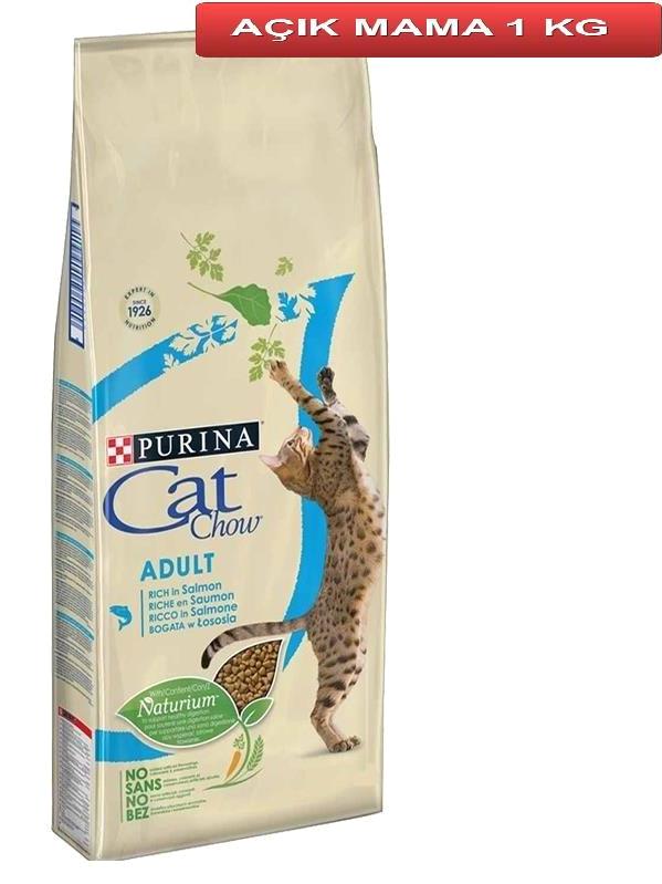Purina Cat Chow Somonlu Az Tahıllı Yetişkin Kuru Kedi Maması 1 kg