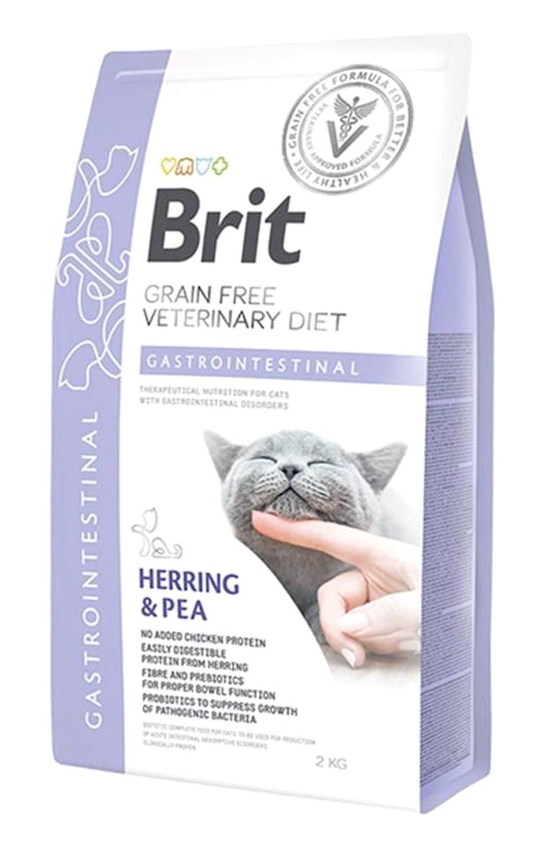 Brit Veterinary Diet Gastrointestinal Balıklı-Bezelye Tahılsız Kuru Kedi Maması 2 kg
