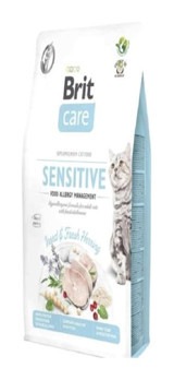 Brit Care Sensitive Hypoallergenic Ringa Balıklı Yetişkin Kuru Kedi Maması 7 kg