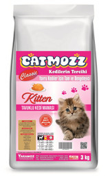 Catmozz Classic Tavuklu Tahıllı Yavru Kuru Kedi Maması 3 kg