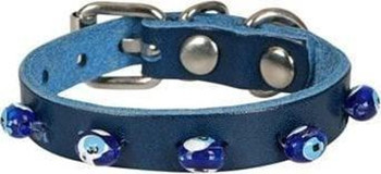 Cattie Düz Güvenlikli Mavi Ayarlanabilir Gezdirme Boyun Kedi Tasması