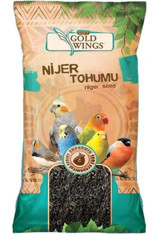 Gold Wings Kabuksuz Nijer Tohumlu Muhabbet Kuşu Yemi 10x250 gr