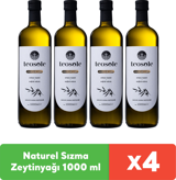 Teosole Naturel Organik Polifenollü Cam Sızma Zeytinyağı 4x1 lt