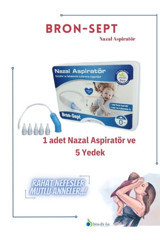 Bron-sept Yedek Uç Burun Aspiratörü Mavi