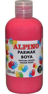Alpino Yıkanabilir 250 ml Pembe Parmak Boyası