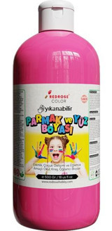 Red Rose Yıkanabilir 500 gr Pembe Parmak Boyası