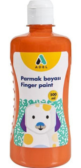Adel Yıkanabilir 500 ml Turuncu Parmak Boyası