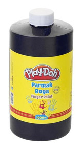 Play-Doh Yıkanabilir 1 lt Siyah Parmak Boyası