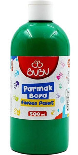 Bubu Yıkanabilir 500 ml Koyu Yeşil Parmak Boyası
