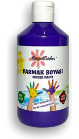 Bloomkiddies Yıkanabilir 300 ml Mor Parmak Boyası
