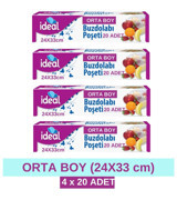 İdeal Orta Boy Buzdolabı Poşeti 4x20 Adet