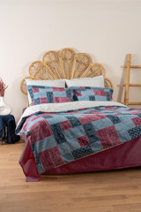 Soley Cover Pamuk 160x220 cm Çarşaflı Tek Kişilik Nevresim Takımı Çok Renkli