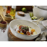 Lines İndüksiyonlu Granit 28 cm Grill Tava