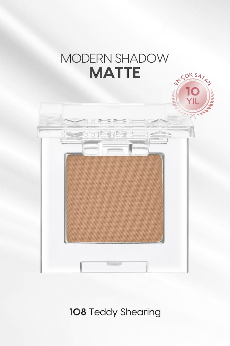 Missha Modern Shadow Matte Teddy Shearing 108 Toz Mat Tekli Göz Farı