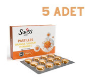 Swıss Bork Natural Portakal 5x16 Adet Pastil