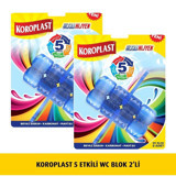 Koroplast 5 Etkili Klozet Bloğu 2x50 gr