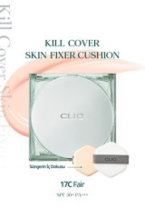 Clio 17C Kill Cover Skin Fixer Cushion Güneş Koruyuculu Pudra Kompakt Fondöten
