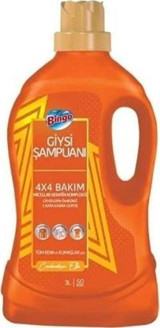 Bingo 4x4 Bakım Renkli ve Beyazlar İçin 50 Yıkama Sıvı Deterjan 3 lt